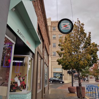 Zach's Bikes - Plenty of bike parking in our bike corral in front of our location. - Bike Repair/Maintenance Near Me - Klamath Falls, Oregon