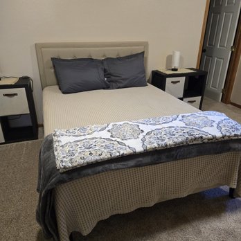 Get It Right Cleaning Services - We service vacation rentals as well. This is a bedroom we cleaned and made the bed. - Office Cleaning Near Me - Rapid City, South Dakota Get It Right Cleaning Services - We service vacation rentals as well. This is a bedroom we cleaned and made the bed. - Office Cleaning Near Me - Rapid City, South Dakota