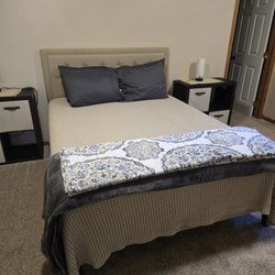 Get It Right Cleaning Services - We service vacation rentals as well. This is a bedroom we cleaned and made the bed.