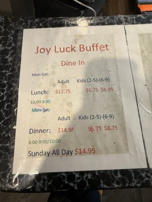 Joy Luck Chinese Buffet by null