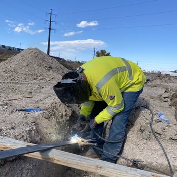Creative Concrete & Excavation - Welding steel straps for grounding. - Masonry/Concrete Near Me Creative Concrete & Excavation - Welding steel straps for grounding. - Masonry/Concrete Near Me