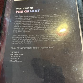 Pho Galaxy - Background page - Vietnamese Near Me - Madison, Alabama