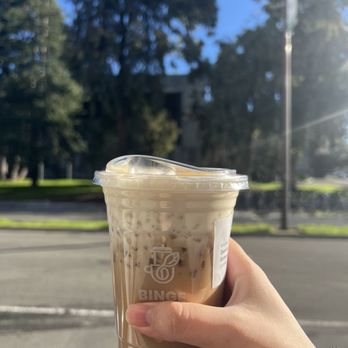Binge Coffee House - Banana iced coffee - Vietnamese Near Me - Berkeley, California Binge Coffee House - Banana iced coffee - Vietnamese Near Me - Berkeley, California