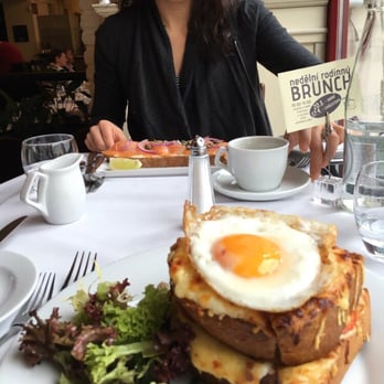 La Gare - Croque Madame was large and best I've had - French Near Me - Prague, Puerto Rico