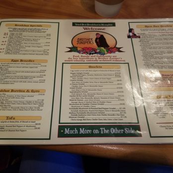 Brother Juniper's - Menu - Breakfast & Brunch Near Me - Memphis, Tennessee Brother Juniper's - Menu - Breakfast & Brunch Near Me - Memphis, Tennessee