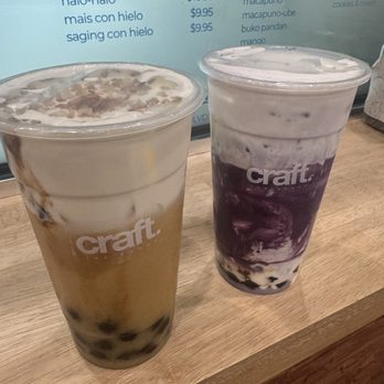 Craft Tea House - Mango sticky rice & Ube pancake - Bubble Tea Near Me - Panorama, California