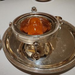 Complimentary baba au rhum
