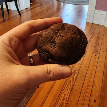 Olly Makes Bakery - Double chocolate cookie. $2.50 April 2024 - Gluten-Free Near Me - Bentonville, Arkansas Olly Makes Bakery - Double chocolate cookie. $2.50 April 2024 - Gluten-Free Near Me - Bentonville, Arkansas