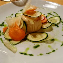 Burrata affumicata con verdure di stagione...squisita