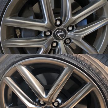 Cal Auto Tech - Before (above) and after (bottom) - Wheel & Rim Repair Near Me - livermore, California