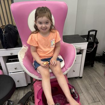 Epic Nail Bar - Corinth - My granddaughter Emberlee !! She is Grammies new pedi mani buddy - Nail Salons Near Me - Corinth, Texas