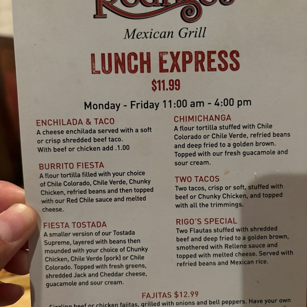 Rodrigo's Mexican Grill - Lunch menu - Mexican Near Me - Riverside, California Rodrigo's Mexican Grill - Lunch menu - Mexican Near Me - Riverside, California