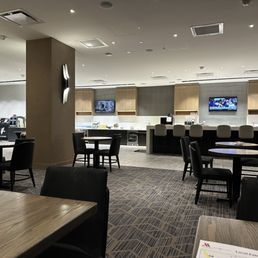 Small portion depicted of the M Lounge. Small portion depicted of the M Lounge.