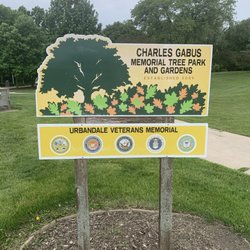 Charles Gabus Memorial Tree Park And Gardens - Sign