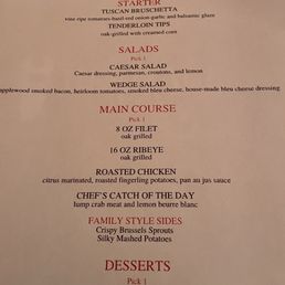 The selection we had to choose from. The selection we had to choose from.