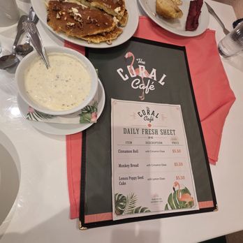 Coral Cafe - Gravy,pancakes,turkey bacon. - Breakfast & Brunch Near Me - Coeur d'Alene, Idaho Coral Cafe - Gravy,pancakes,turkey bacon. - Breakfast & Brunch Near Me - Coeur d'Alene, Idaho