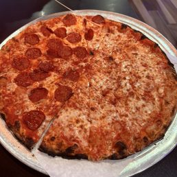 Pizza was terrific . Salad sucked . So next time just pizza . Pizza was terrific . Salad sucked . So next time just pizza .