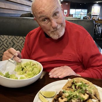 Le Papagayo - Carlsbad - We split the Mexican Caesar salad and Mel ordered happy hour carne asada tacos.  The truffle fries were delicious - Bars Near Me - Carlsbad, California