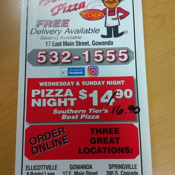 Tim and Bonnie's Pizza - Menu - Tacos Near Me - Gowanda, New York Tim and Bonnie's Pizza - Menu - Tacos Near Me - Gowanda, New York