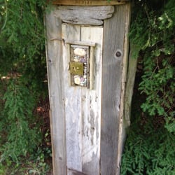 The Polly Hill Arboretum - Secrets and Sorrows cabinet. Yup.