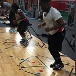 Resistance Plyo-Floor workouts using patented equipment.