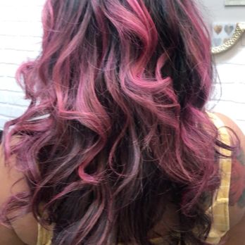 Adonia Hollie - Dusty Rose hair coloring with style. - Hair Stylists Near Me - Las Vegas, Nevada Adonia Hollie - Dusty Rose hair coloring with style. - Hair Stylists Near Me - Las Vegas, Nevada