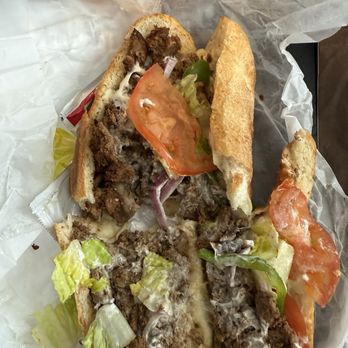 Sicilian Pizza - Zoom in and see how old this cheesesteak looks!! What the ****! - Pizza Near Me - Nashville, Tennessee