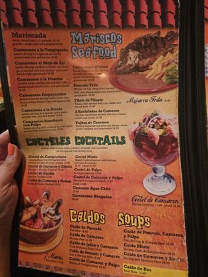 Menu photo 3 El Michoacano Restaurant Los Banos, CA