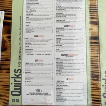 Quirks - Menu - Tacos Near Me - Virginia Beach, Virginia Quirks - Menu - Tacos Near Me - Virginia Beach, Virginia