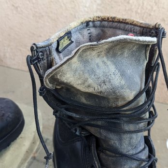 Kim's Shoe Repair - Did not clean up the Boots - Shoe Repair Near Me - Gardena, California Kim's Shoe Repair - Did not clean up the Boots - Shoe Repair Near Me - Gardena, California
