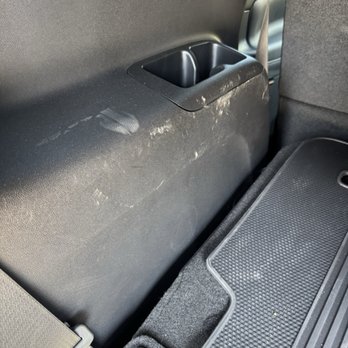 Simi Valley Car Wash - Rear truck space with dried mud not wiped down or vacuumed - Car Wash Near Me - Simi Valley, California Simi Valley Car Wash - Rear truck space with dried mud not wiped down or vacuumed - Car Wash Near Me - Simi Valley, California