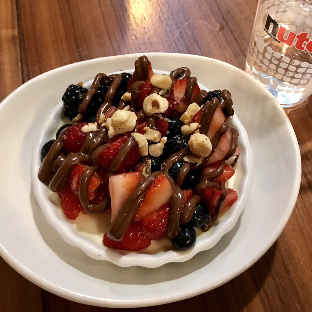 Nutella Cafe - Panna Cotta well balanced taste. Not to sweet, fun and tasty. Good light snack. - Desserts Near Me - Chicago, Illinois