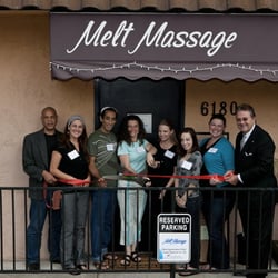 Melt Massage - Ribbon Cutting with the Chamber of Commerce!