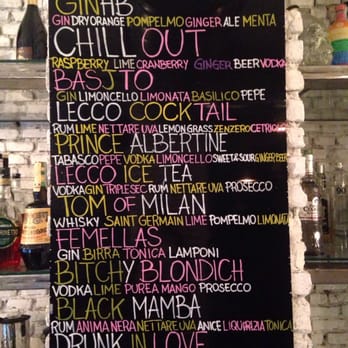 LeccoMilano - LeccoMilano has a great (and funny) cocktail list... I'm working my way through them one by one... - Gay Bars Near Me - Milan, Michigan LeccoMilano - LeccoMilano has a great (and funny) cocktail list... I'm working my way through them one by one... - Gay Bars Near Me - Milan, Michigan