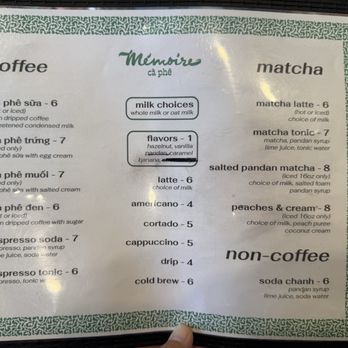 Mémoire Cà Phê - Vietnamese Near Me - Portland, Oregon