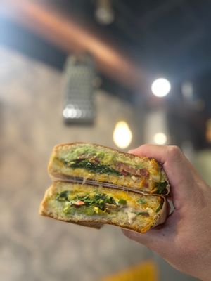 Grater Grilled Cheese by null