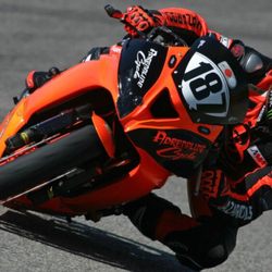 Adrenaline Cycle - Adrenaline cycle owner doing is favorite this DRAGGING KNEE!!
