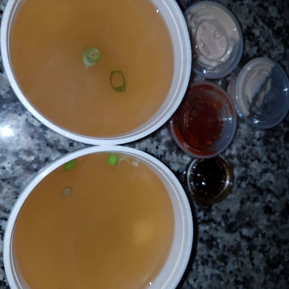 Hibachi Grill - Miso soup and accompanying sauces to go - Japanese Near Me - Pickering, Ontario Hibachi Grill - Miso soup and accompanying sauces to go - Japanese Near Me - Pickering, Ontario