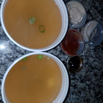 Hibachi Grill - Miso soup and accompanying sauces to go - Japanese Near Me - Pickering, Ontario