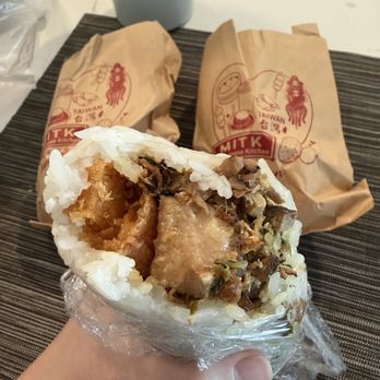 MITK Kitchen - (OB) Braised Pork Belly Rice Burrito - Taiwanese Near Me - Hayward, California