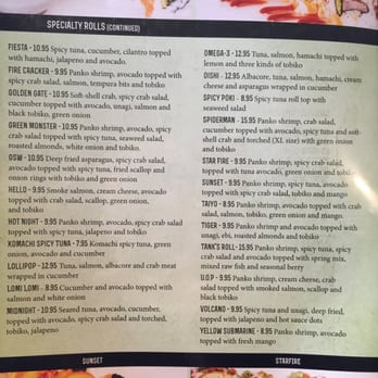Komachi Sushi - Cont'd special rolls menu - Japanese Near Me - Lodi, California Komachi Sushi - Cont'd special rolls menu - Japanese Near Me - Lodi, California