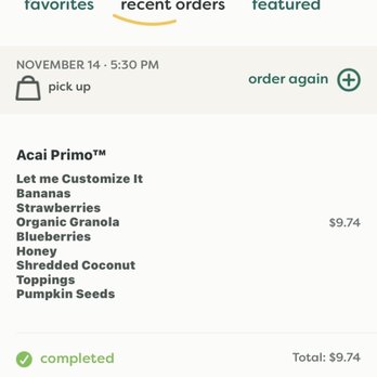 Jamba - Extra payment for a extra non-existent topping - Juice Bars & Smoothies Near Me - La Habra, California
