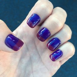 Gel polish by Q the nail tech. I came in for a polish change on a Monday morning . I'd come back again. Gel polish by Q the nail tech. I came in for a polish change on a Monday morning . I'd come back again.