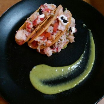 Cascabel - Lobster Tacos ($18)--not worth the price, overcooked, nothing special about it - Cocktail Bars Near Me - Los Angeles, California