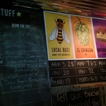 Four Corners Brewing - Poorly-angled shot of the menu. - Breweries Near Me - Dallas, Texas