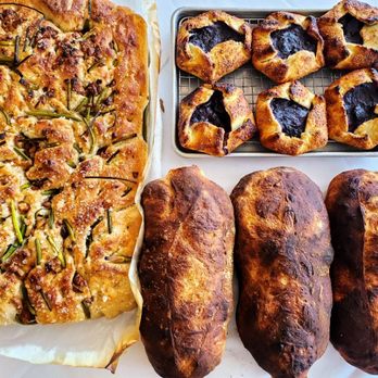 Personal Chef Casey La Rue - Focaccia, Sourdough and blueberry crostada - Personal Chefs Near Me Personal Chef Casey La Rue - Focaccia, Sourdough and blueberry crostada - Personal Chefs Near Me