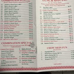 China City - Menu