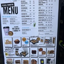 Menu board Menu board