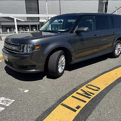 Paradise Transportation - 2019 ford flex at SJC Terminal B Limousine Parking