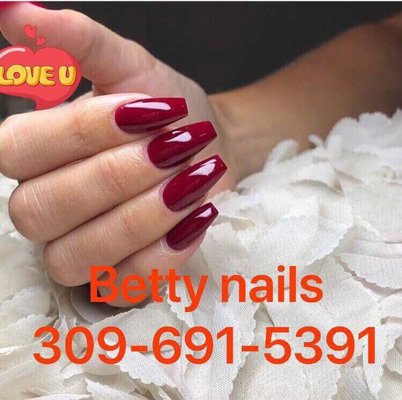 Betty Nails, 7330 N University St, Peoria, IL 61614, US